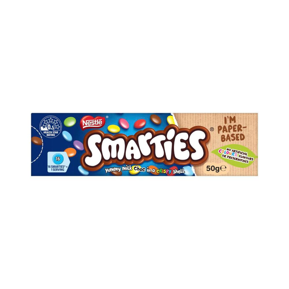 Smarties Milk Choc Box - 50g