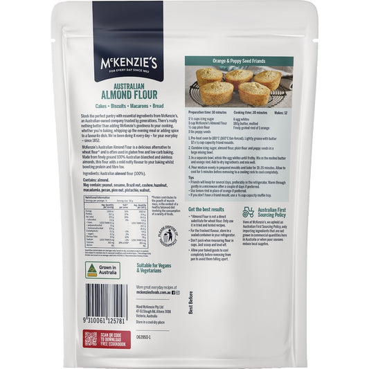 Mckenzies Almond Flour 300g