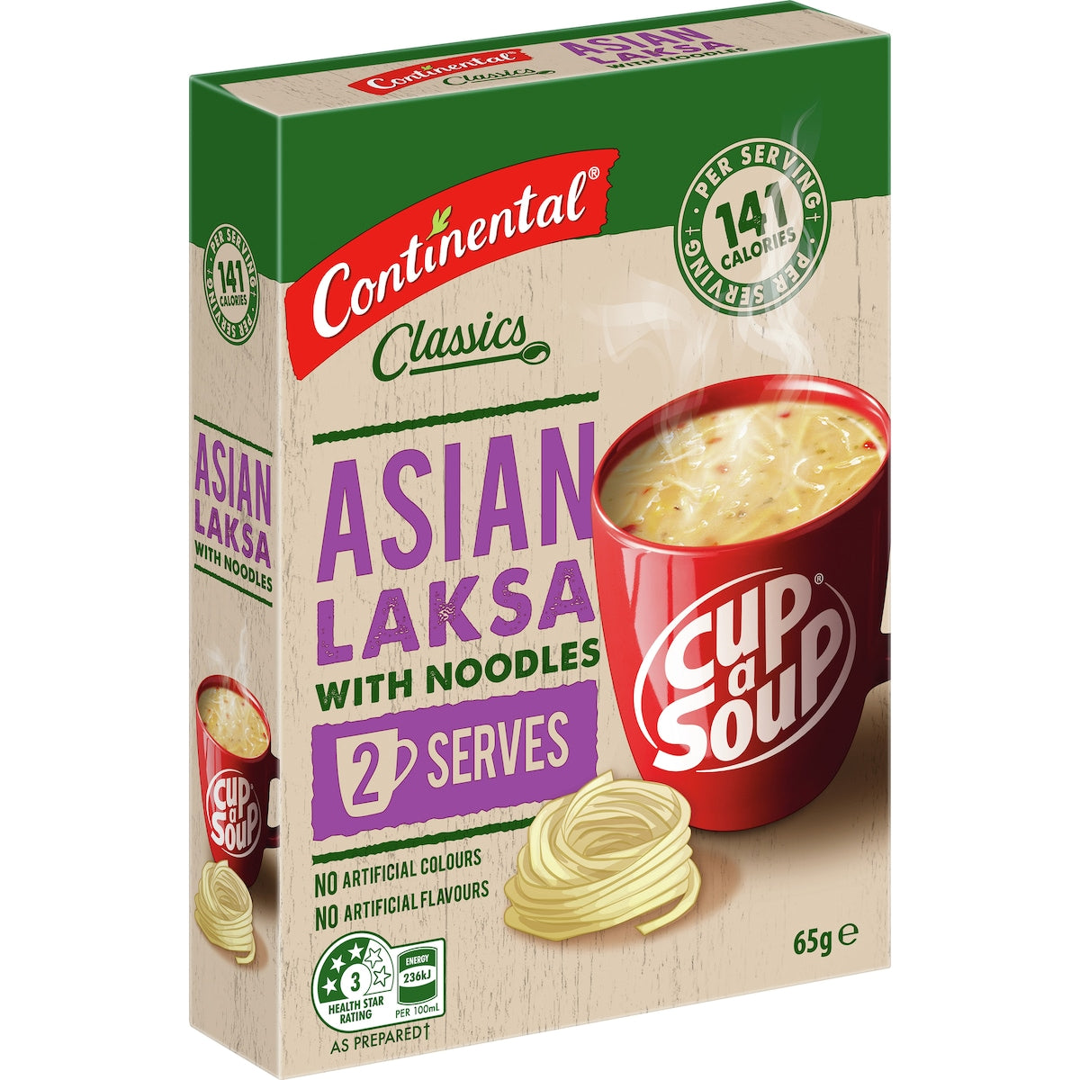 Continental Classics Cup A Soup Laksa With Noodles 65g