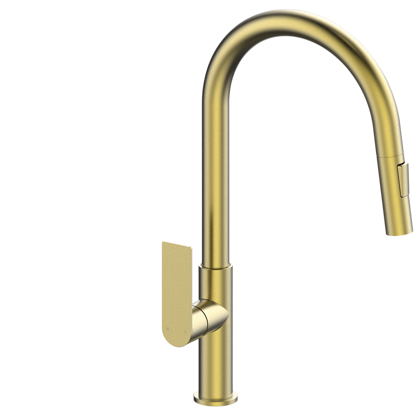 Mondella Rococo Pull Down Sink Mixer - 145 x 435mm - Brushed Brass