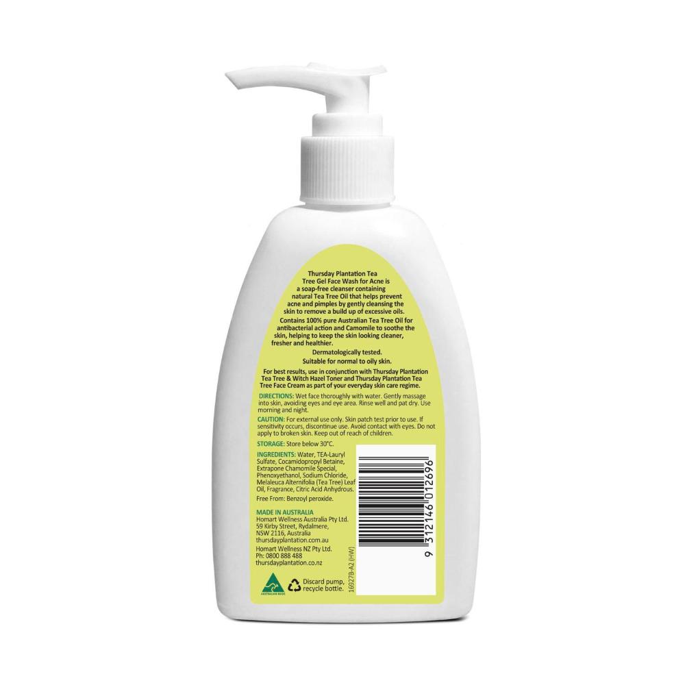 Thursday Plantation Gel Face eanser - 236mL