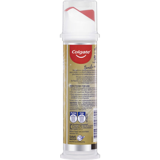 Colgate Advanced Whitening Toothpaste Tartar Pump 130g