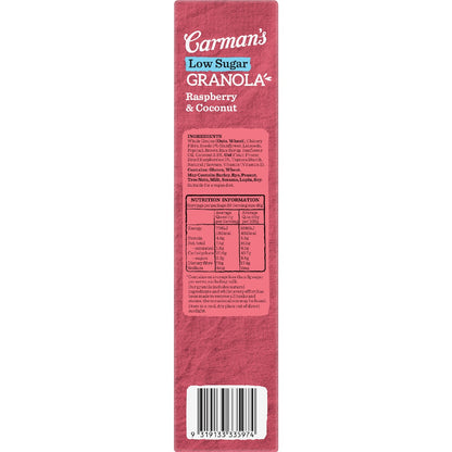 Carmans Granola Raspberry & Coconut Low Sugar 450g