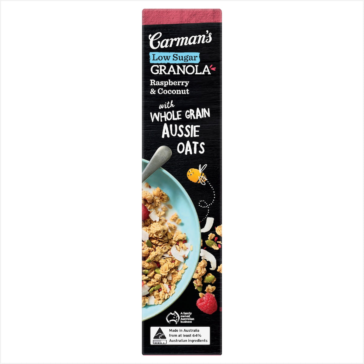 Carmans Granola Raspberry & Coconut Low Sugar 450g