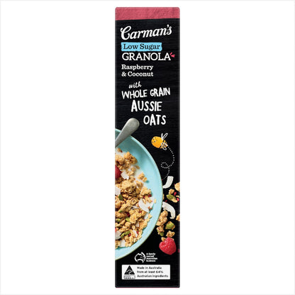 Carmans Granola Raspberry & Coconut Low Sugar 450g