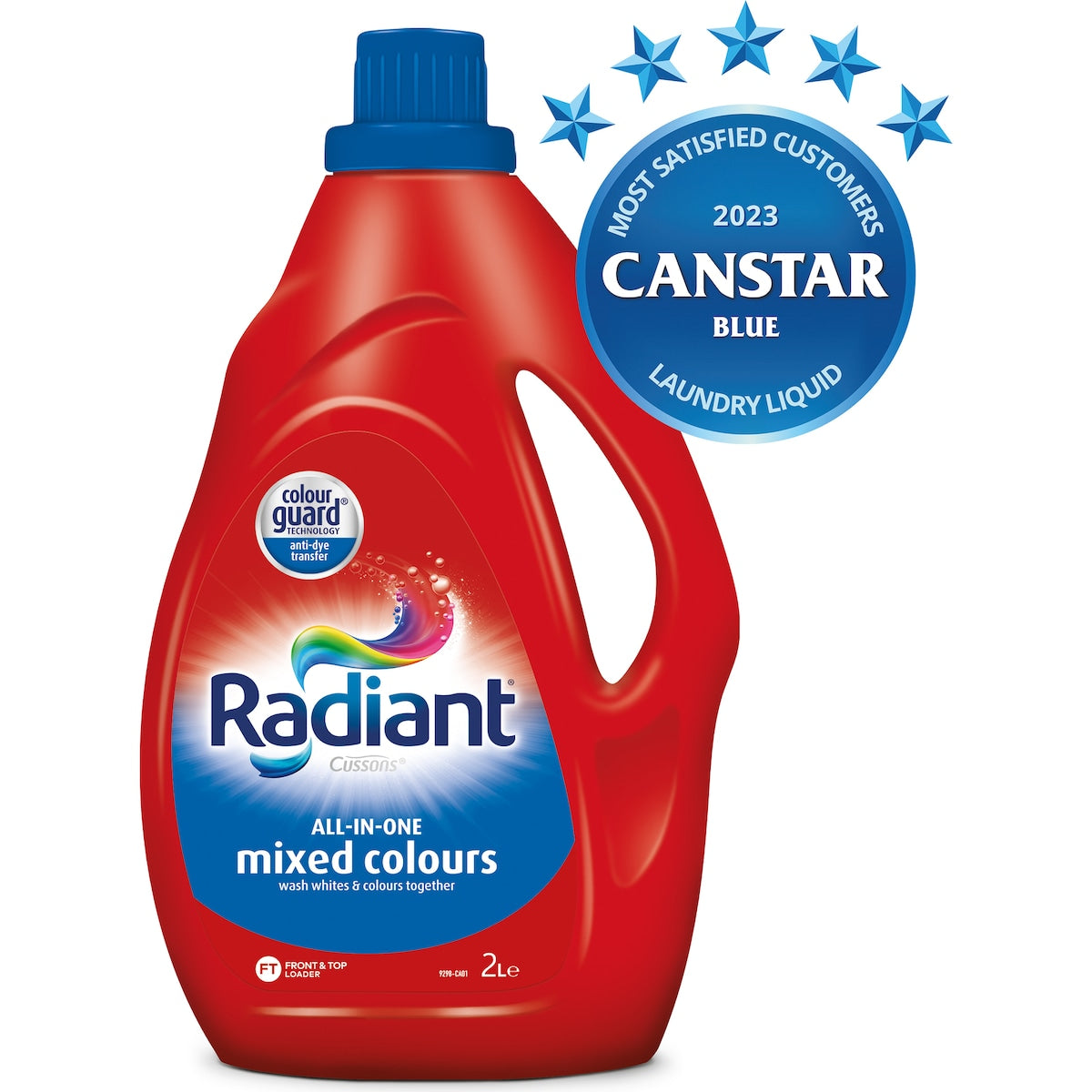 Radiant Mixed Colours Laundry Liquid Detergent 2l