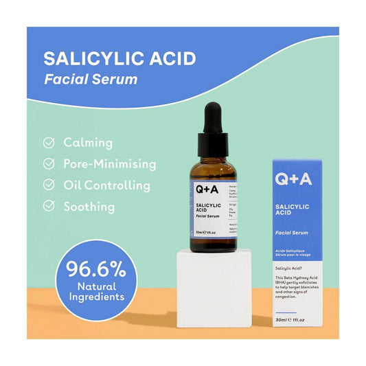 Q+A Salicyic Acid Facial Serum - 30mL