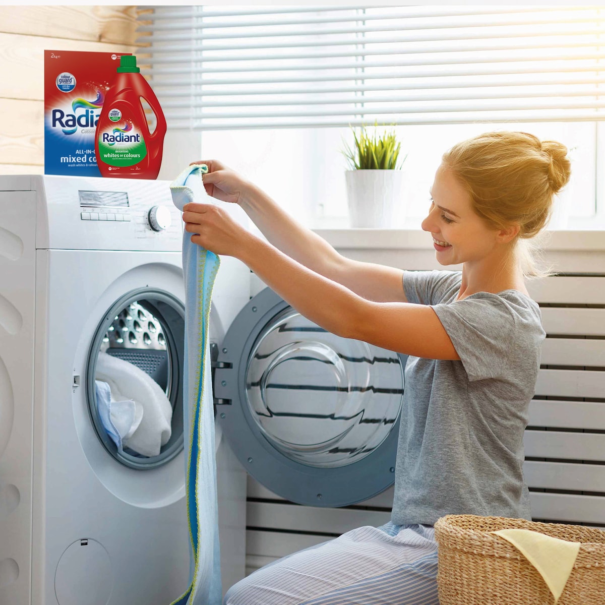 Radiant Whites Or Colours Laundry Liquid Detergent 2l
