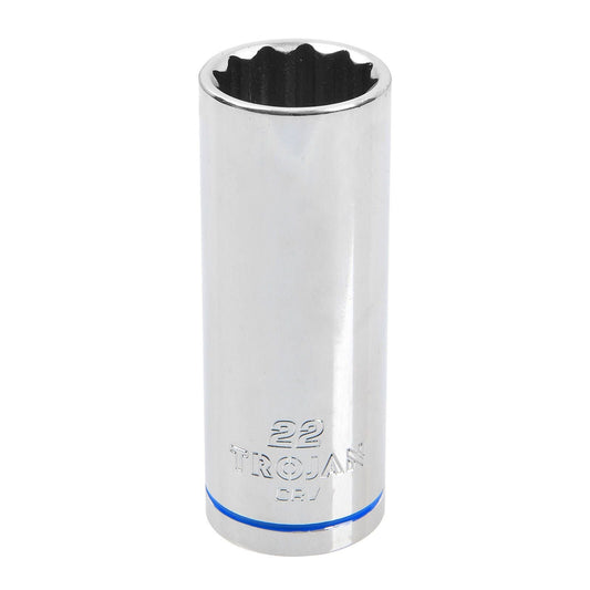 Trojan Deep Socket - 22mm - 1/2" Drive