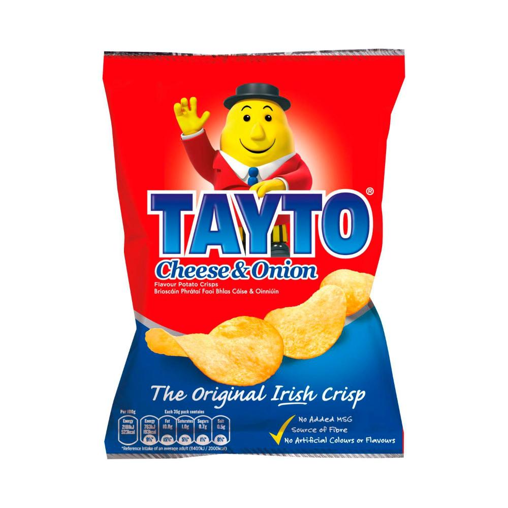 Tayto Cheese & Onion Chips - 35g
