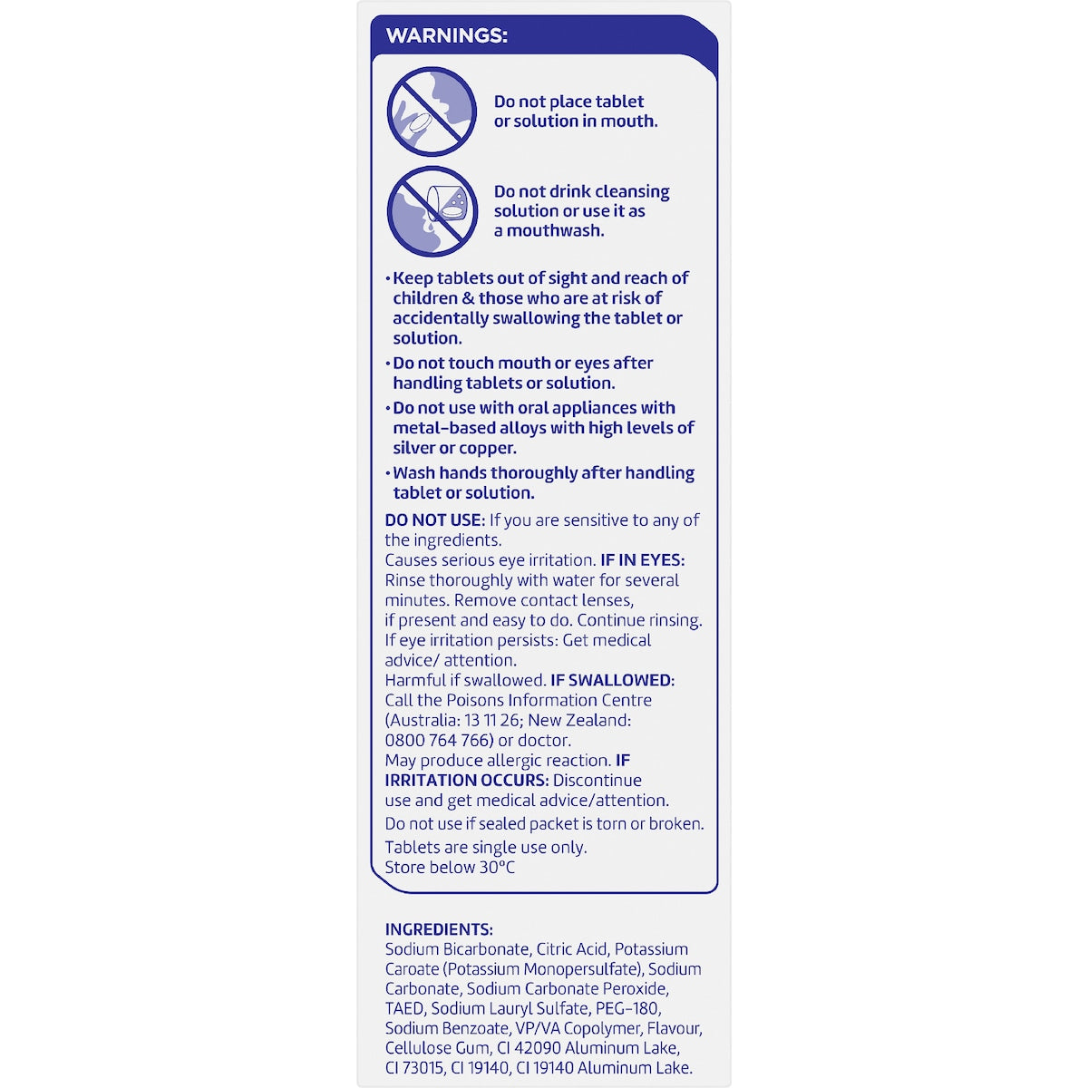 Polident Whitening Denture Cleaner For Dentures & Partials 66 Pack