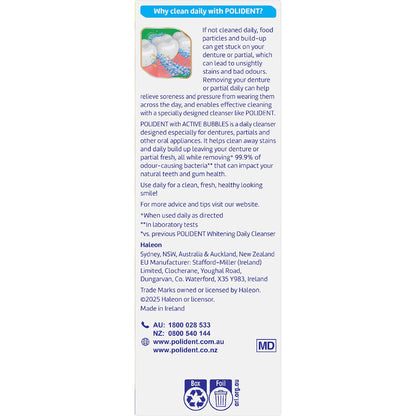 Polident Whitening Denture Cleaner For Dentures & Partials 66 Pack
