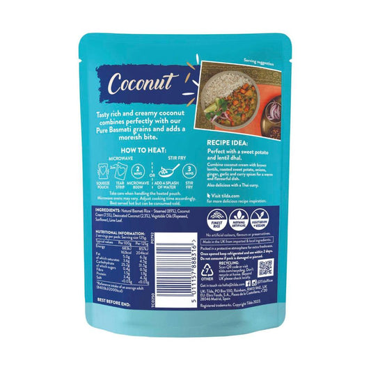 Tilda Coconut Steamed Basmati Rice - 250g