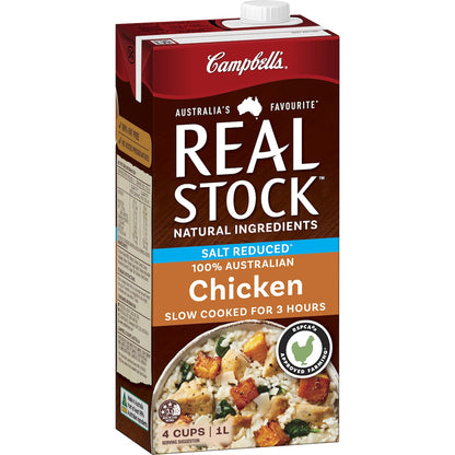 Campbells Real Stock Chicken Salt Reduced 1l