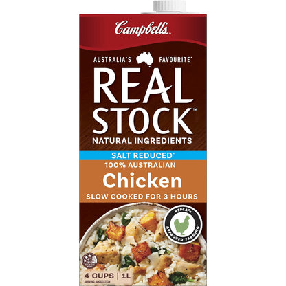Campbells Real Stock Chicken Salt Reduced 1l