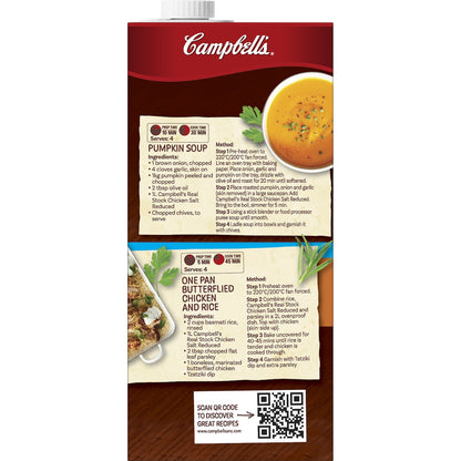 Campbells Real Stock Chicken Salt Reduced 1l