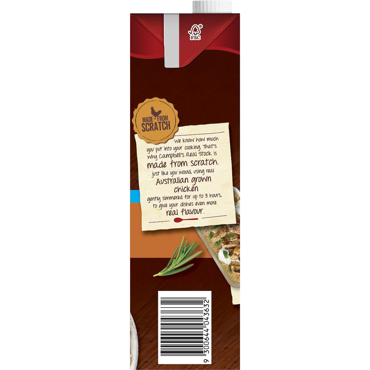 Campbells Real Stock Chicken Salt Reduced 1l