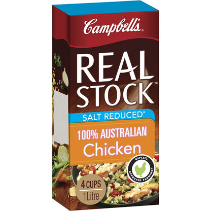 Campbells Real Stock Chicken Salt Reduced 1l
