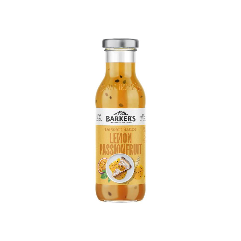Barkers Dessert Sauce Lemon & Passionfruit - 345g
