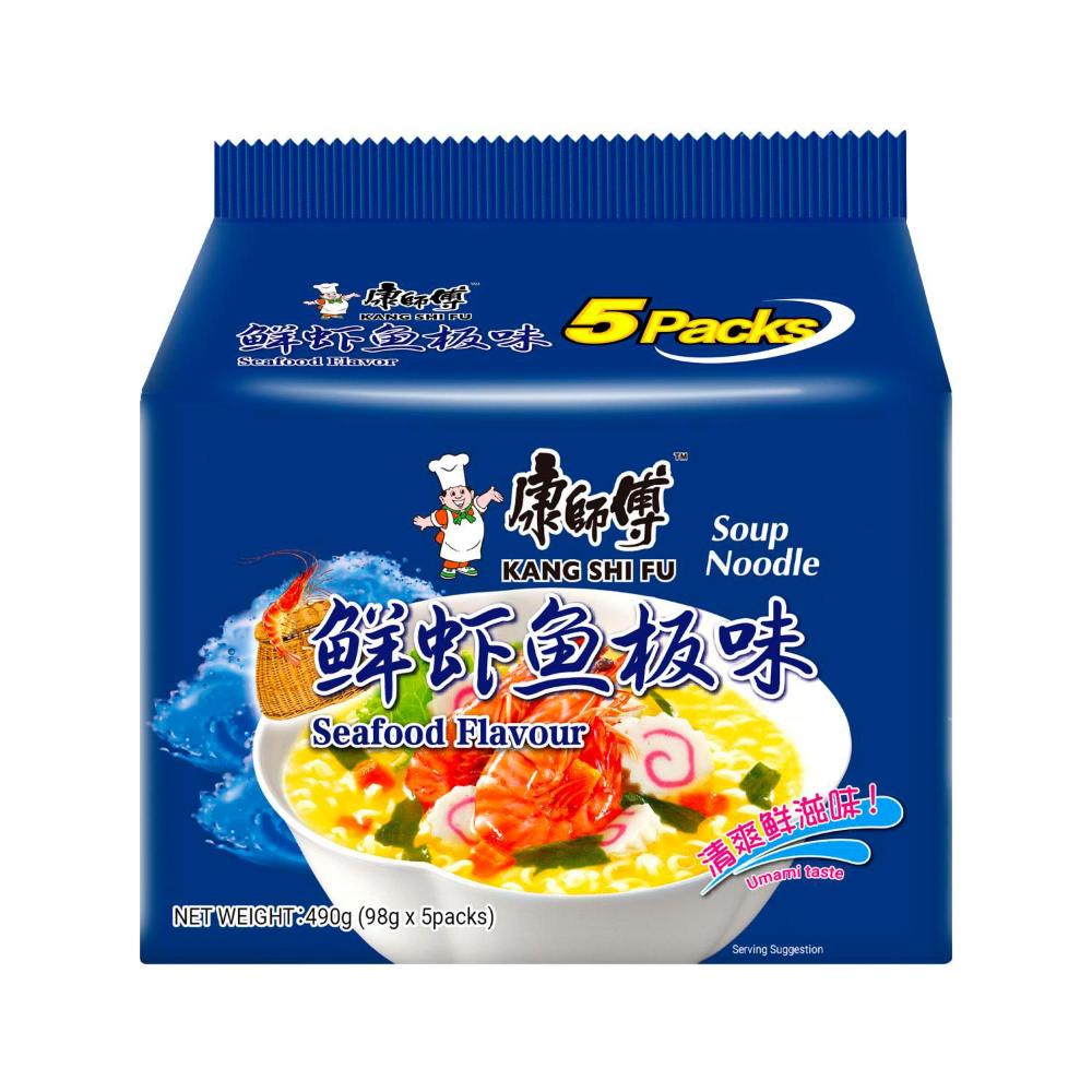KSF Noodle Soup Seafood 5 Pack - 490g