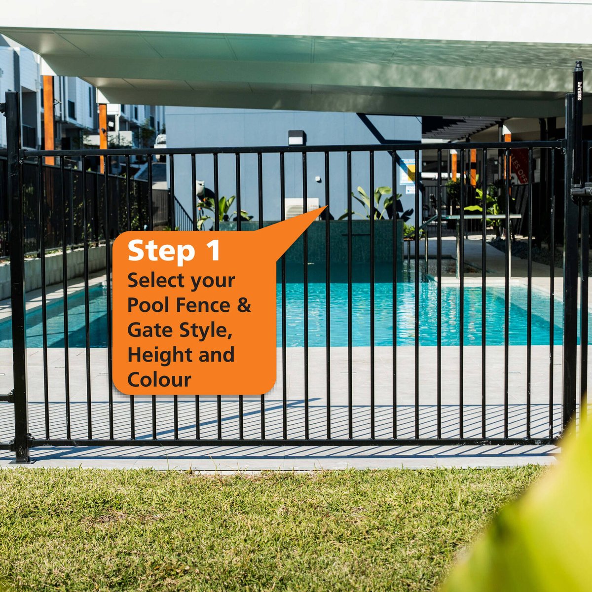 Protectoral Aluminium Pool & Garden Fence Brackets 4 Pack - 38x25mm - Pearl White - Rust-Resistant