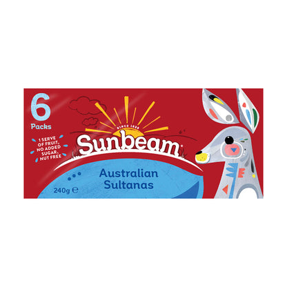 Sunbeam Sultanas Snack - 6 Pack
