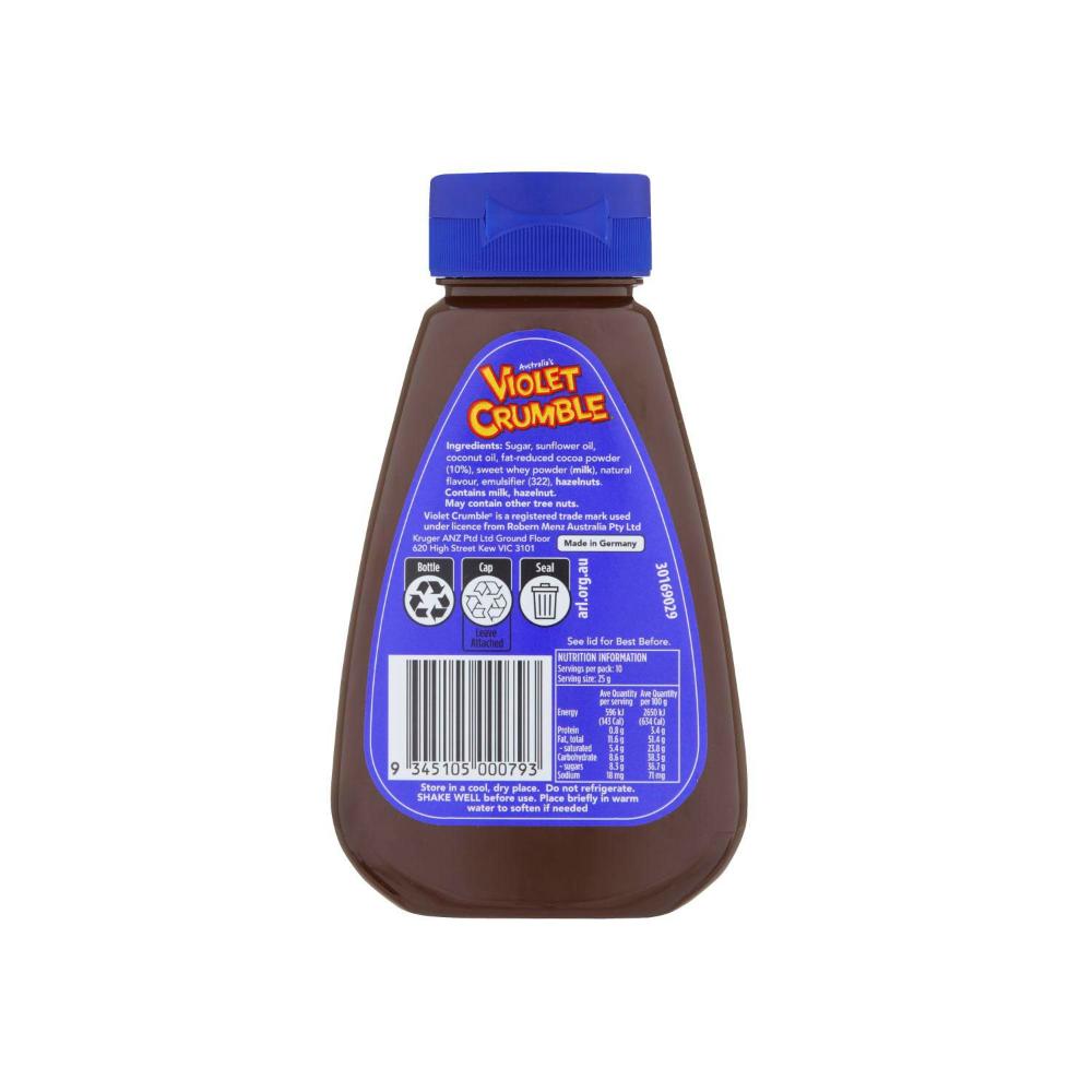 Violet Crumble Hard-set Topping - 225mL