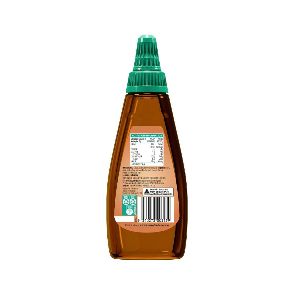 Greens Drizzle Choc Hazelnut - 375g