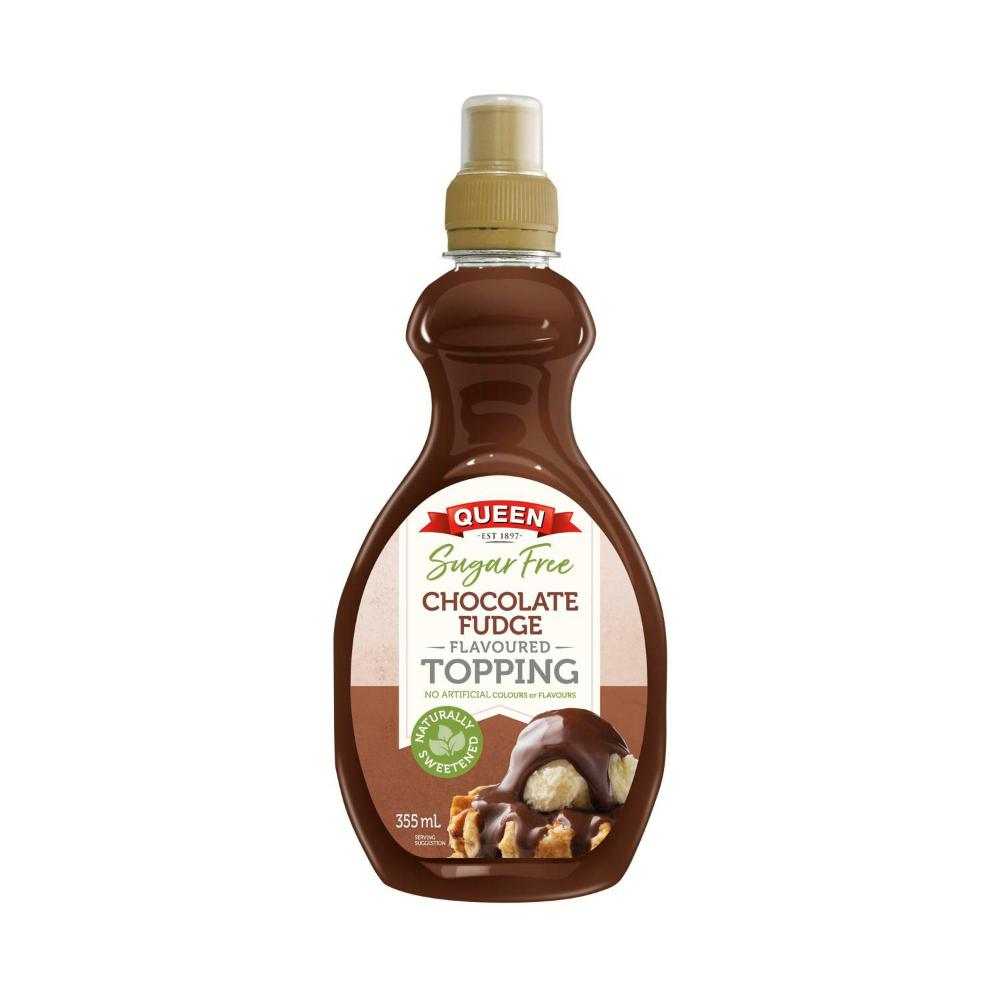 Queen Sugar Free Chocolate Fudge Topping - 355mL
