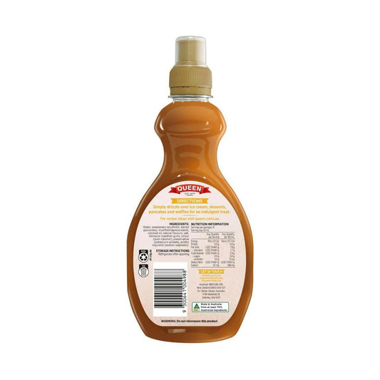 Queen Sugar Free Caramel Dulce De Leche Topping - 355mL