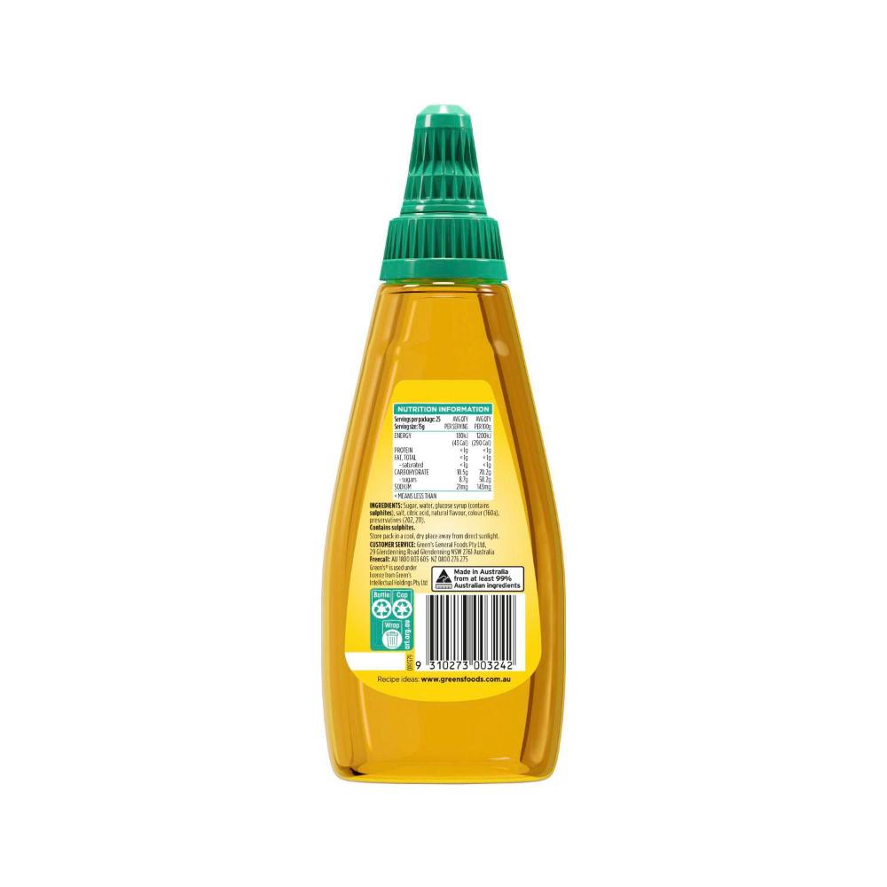 Greens Drizzle Lemon & Sugar - 375g