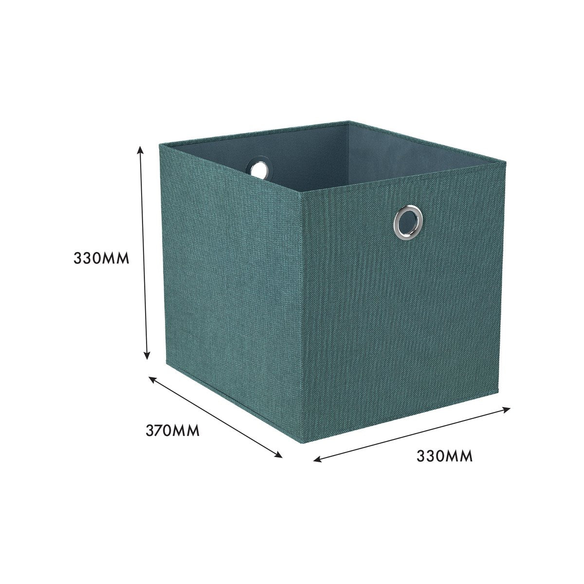 Flexi Storage Clever Cube - 330mm x 330mm x 370mm - Fabric - Jade Green