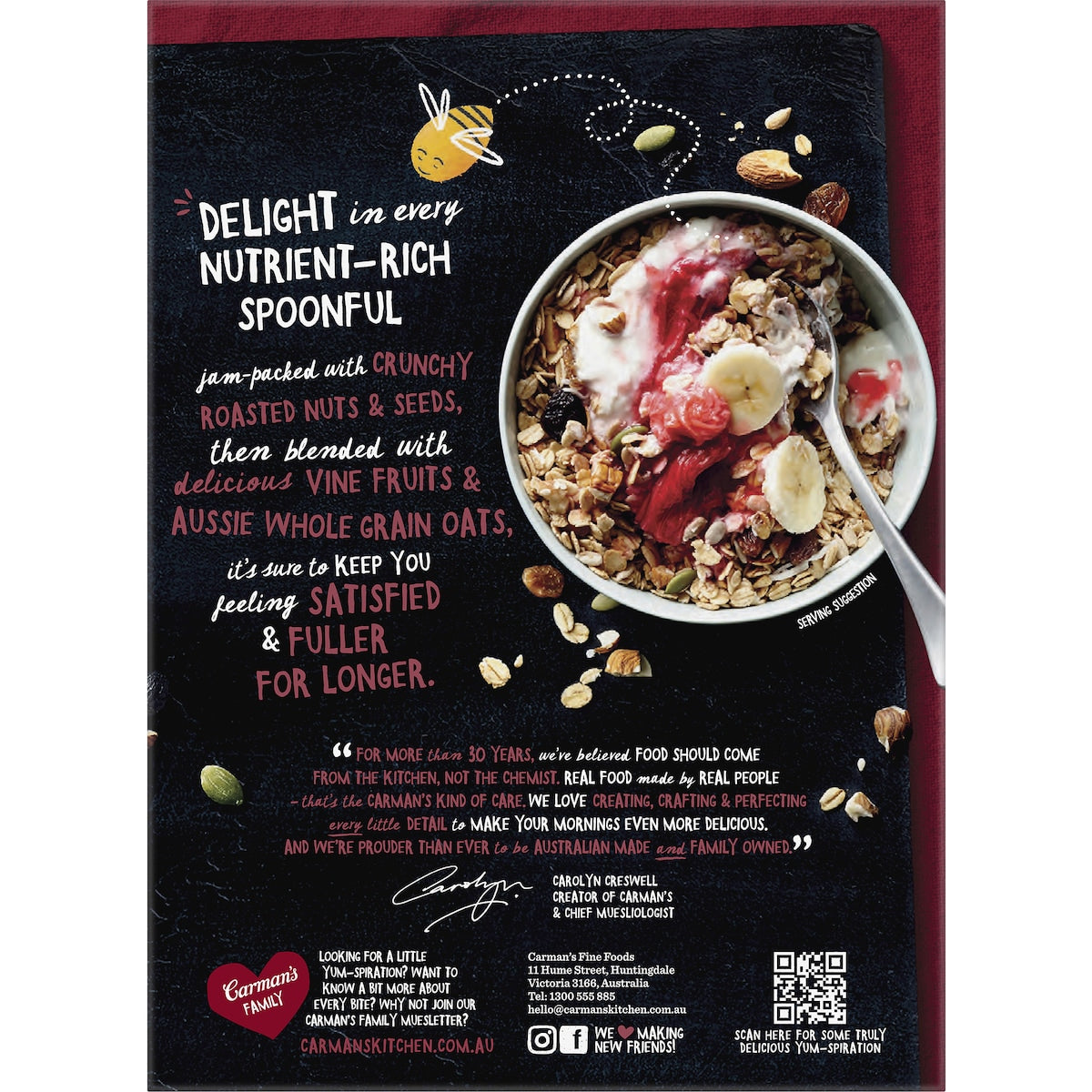 Carmans Muesli Toasted Classic Fruit & Nut 500g