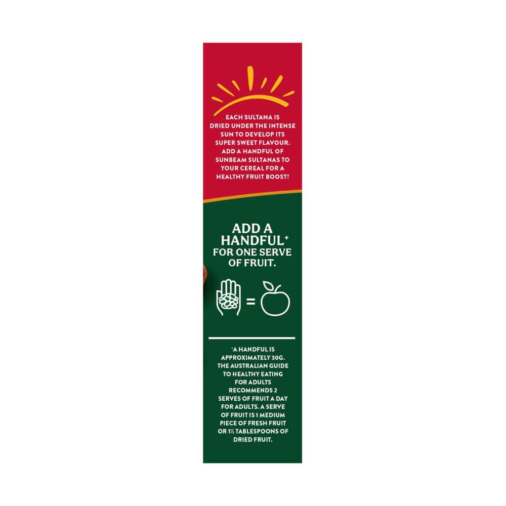 Sunbeam Australian Natural Sultanas - 375g