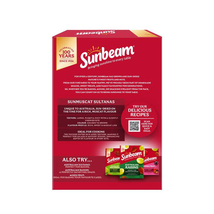 Sunbeam Australian Sunmuscat Sultanas - 375g