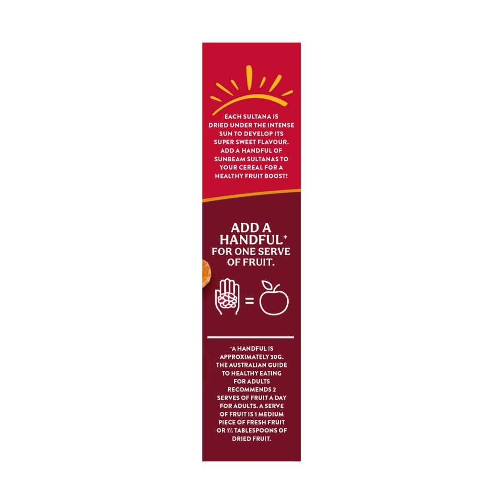 Sunbeam Australian Sunmuscat Sultanas - 375g