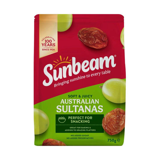 Sunbeam Australian Sultanas - 750g