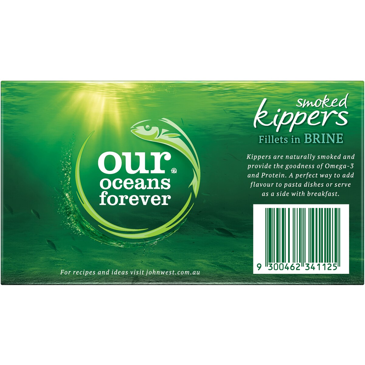 John West Smoked Kippers Fillets In Brine 200g