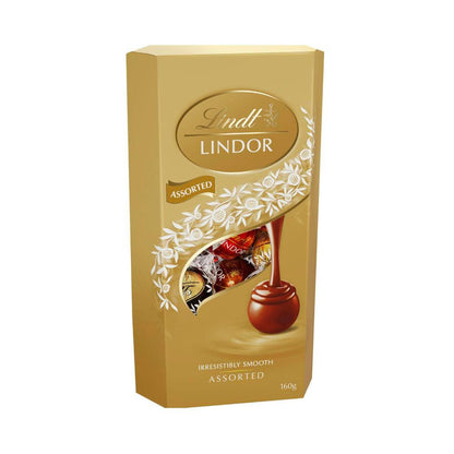 Lindt Lindor Assorted Chocolate Cornet - 160g