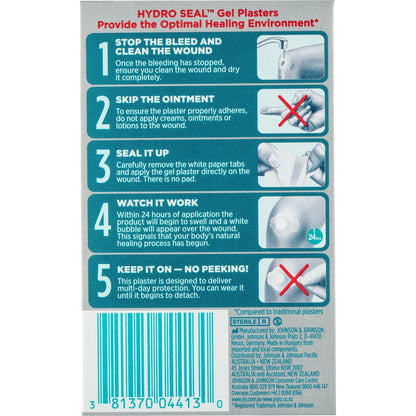 Band-aid Advanced Healing Hydro Seal Plaster Large 6 Pack