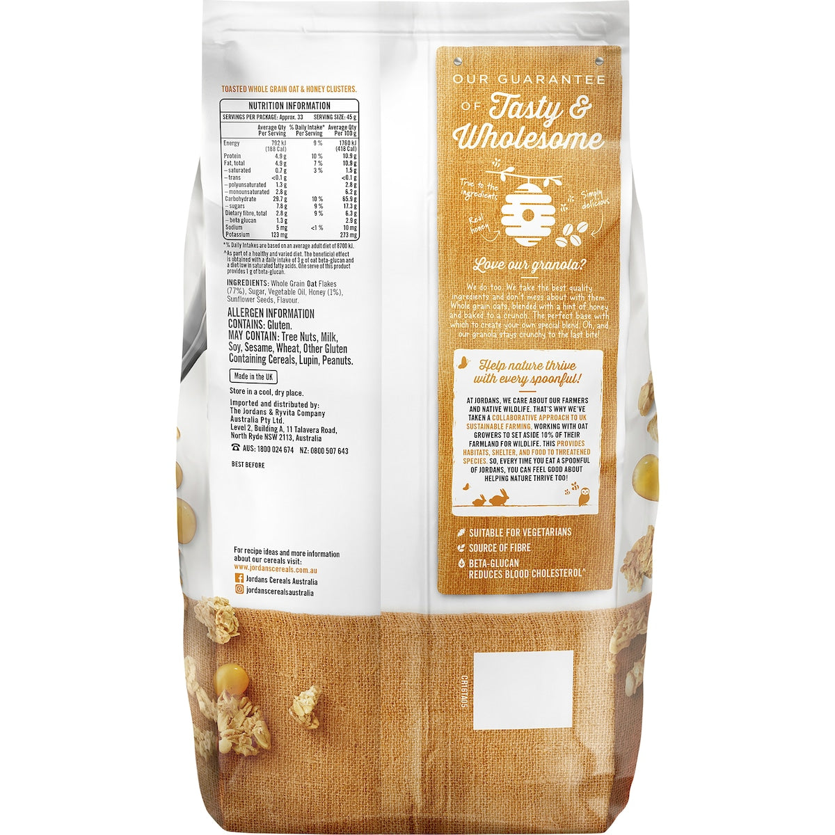 Jordans Simply Granola Crunchy Oat & Honey 1.5kg
