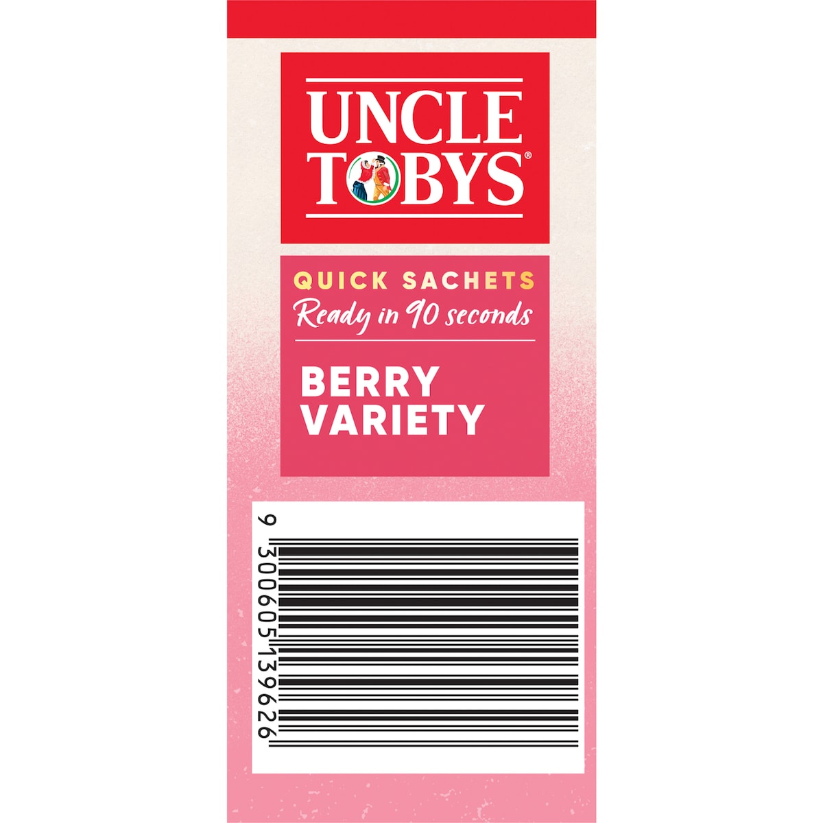 Uncle Tobys Oats Sachets Berry Variety 10 Pack 350g