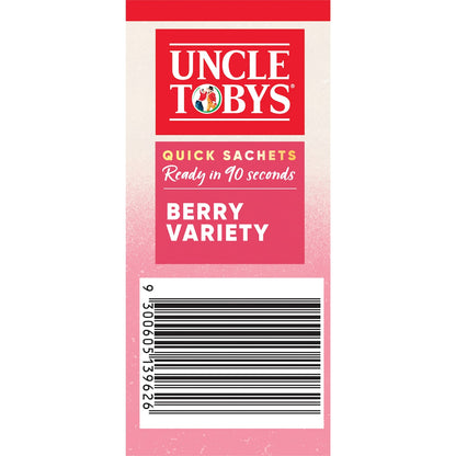 Uncle Tobys Oats Sachets Berry Variety 10 Pack 350g