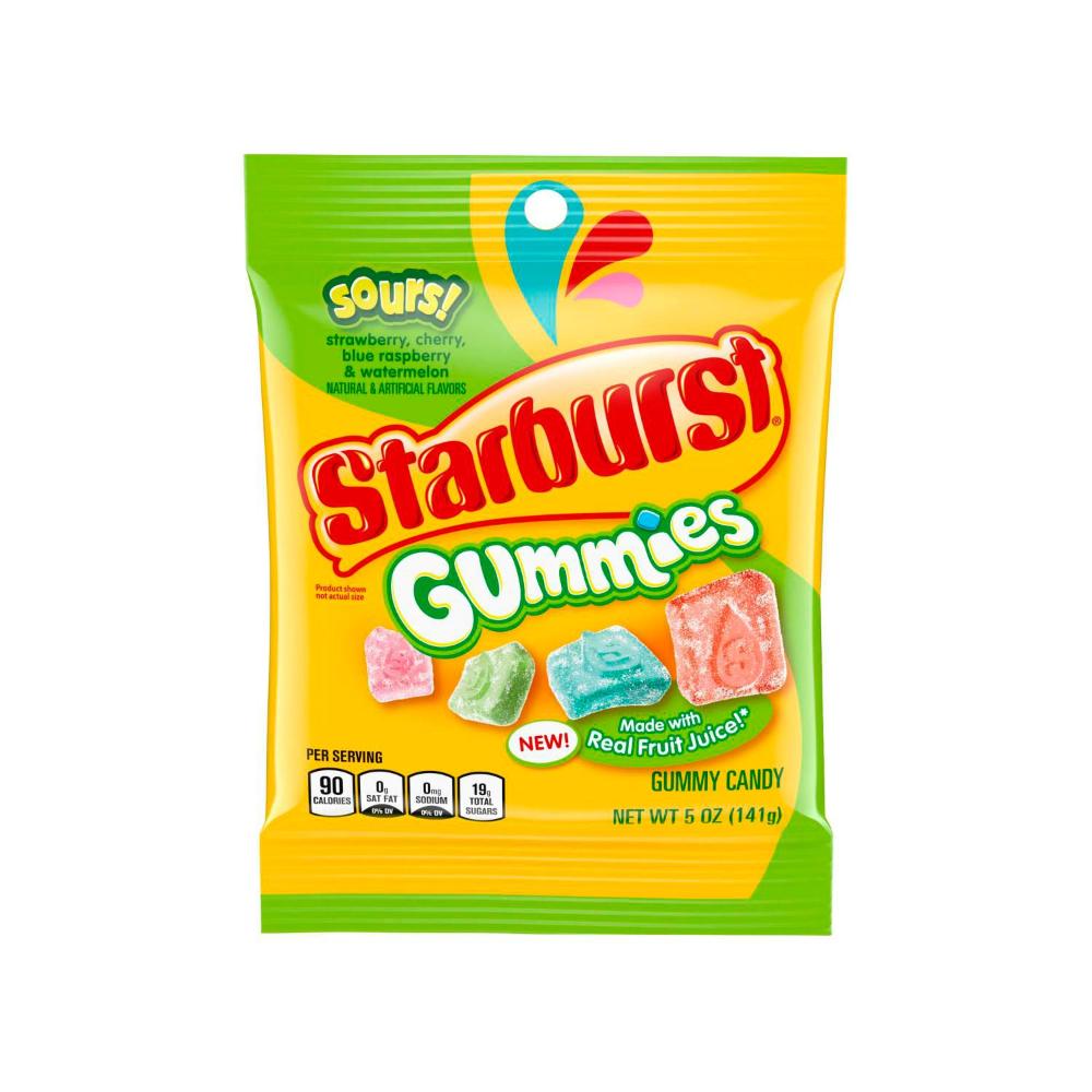 Starburst Gummies Sour Peg - 141g