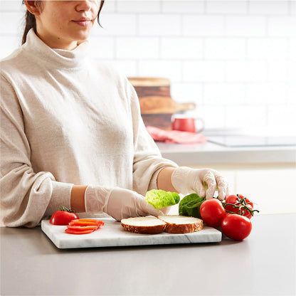 Vileda Ansell Handy Clean Latex Multi-purpose Gloves M/l 100 Pack