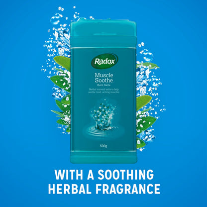 Radox Mineral Herbal Bath Salts Muscle Soothe 500g
