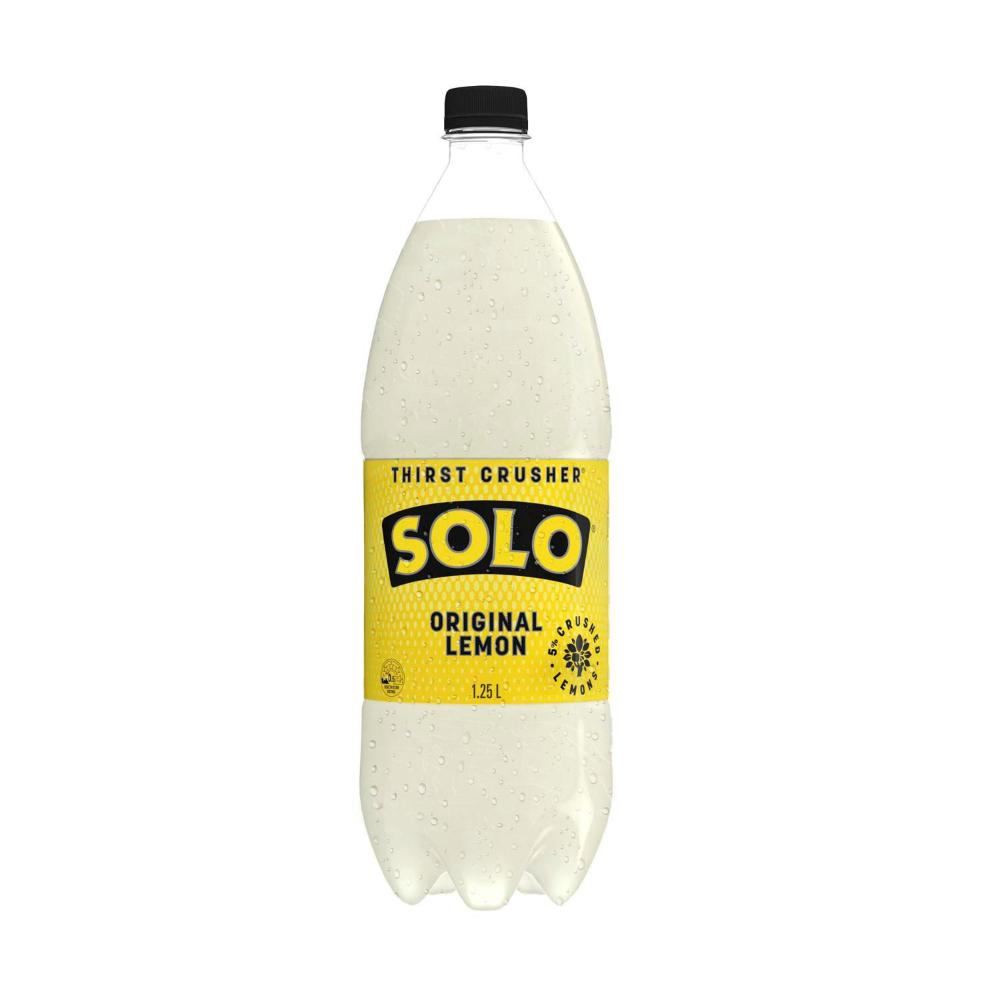 Solo Thirst Crusher Original Lemon Soft Drink Bottle - 1.25L