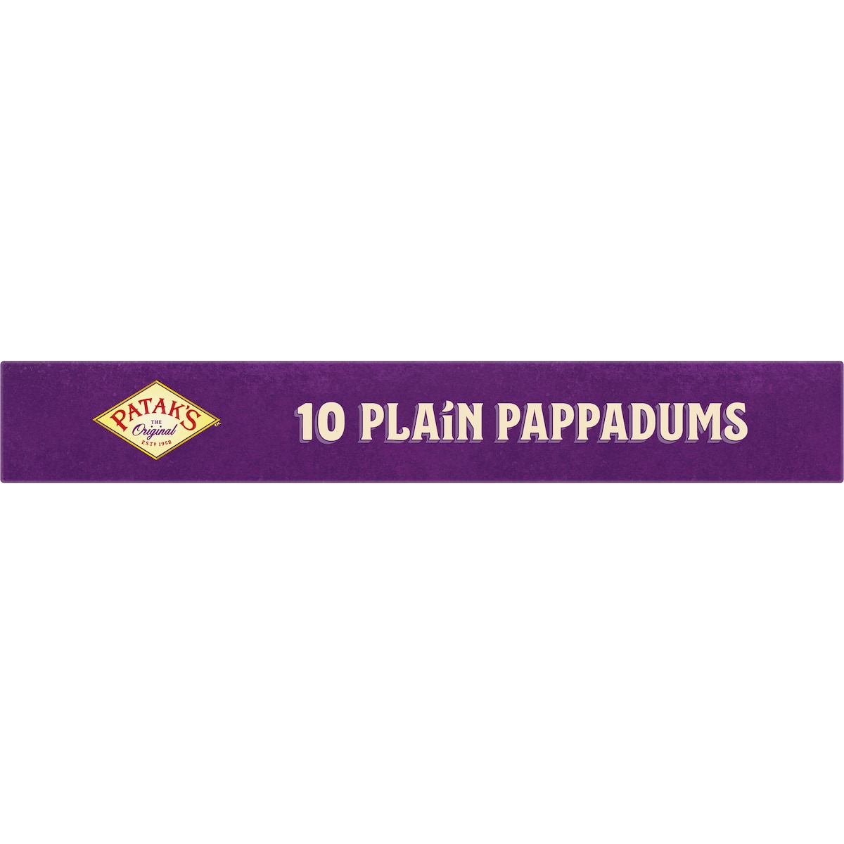 Pataks Cook To Eat Pappadums Plain 100g