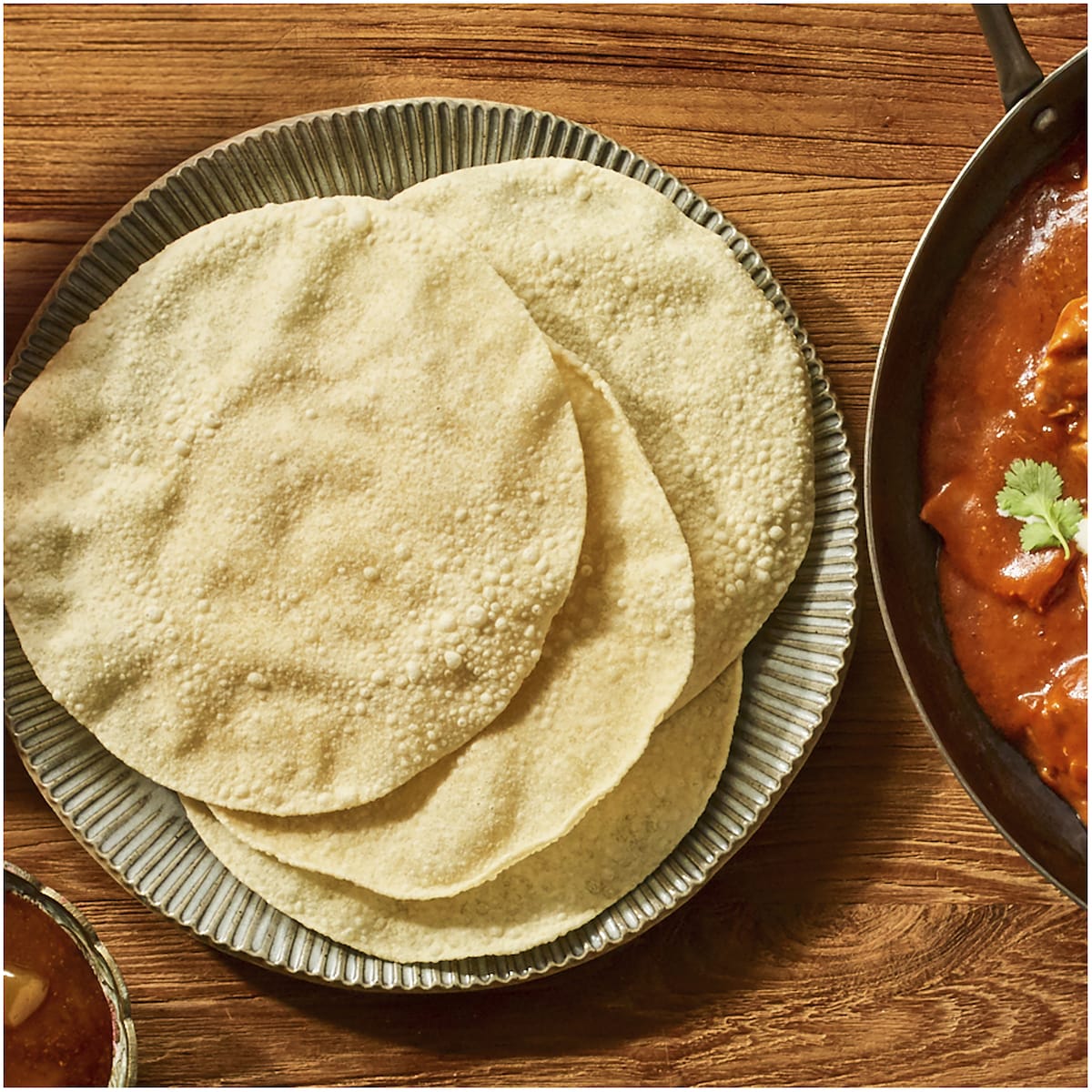 Pataks Cook To Eat Pappadums Plain 100g