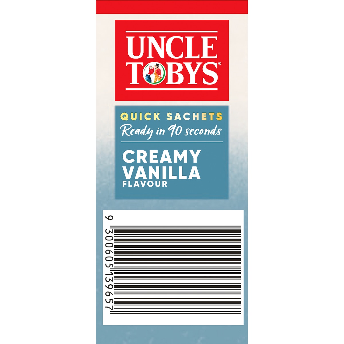 Uncle Tobys Oats Sachets Creamy Vanilla 10 Pack 350g